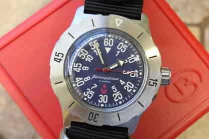Russian Mechanical Automatic Wrist Watch VOSTOK Komandirsky K-35 350745