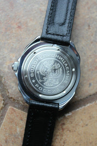 Vostok Komandirsky Russian Military Wrist Watch # 211627 NEW