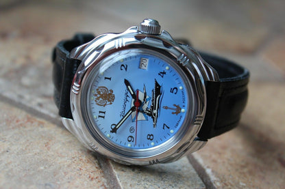 Vostok Komandirsky Russian Military Wrist Watch # 211139 NEW