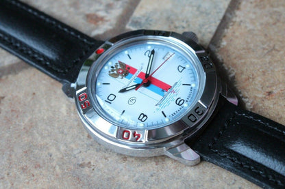 Vostok Komandirsky Military Wrist Watch # 431330 NEW