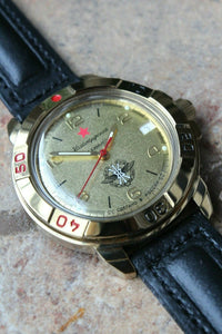 Vostok Komandirsky Military Wrist Watch # 439451 NEW
