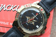 Load image into Gallery viewer, Vostok Komandirsky Russian Military Wrist Watch Aerospace Defense Forces 439632
