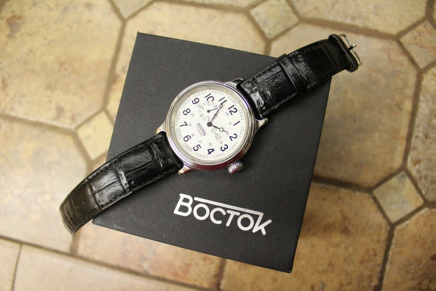 Vostok Komandirsky Classic Retro Auto Russian K-43 Retro wristwatches 540932 New