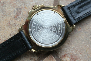 Vostok Komandirsky Military Wrist Watch # 439451 NEW