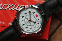 Load image into Gallery viewer, Vostok Komandirsky Mechanical Russian Military Wrist Watch Red Star 811719

