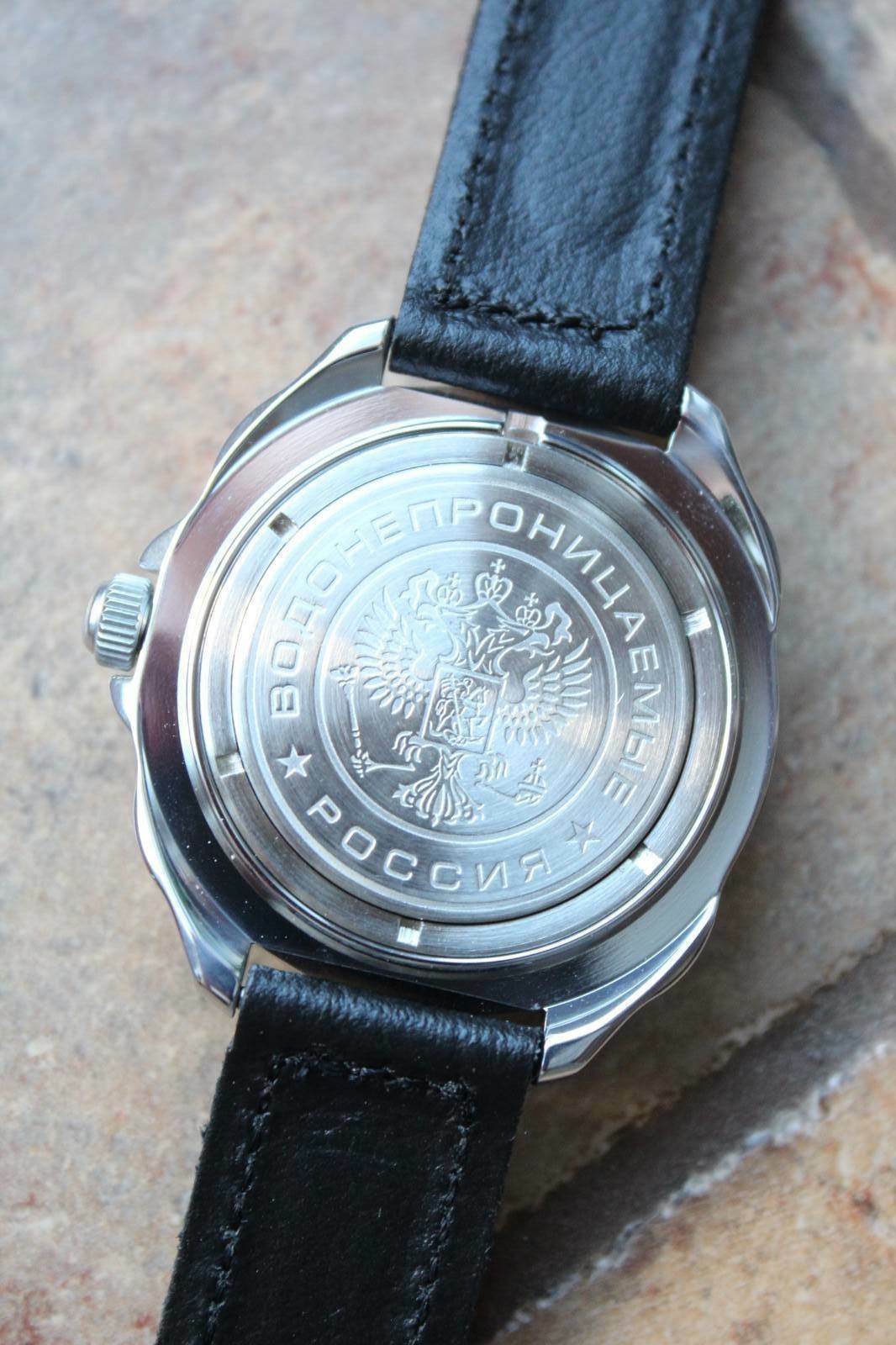 Vostok Komandirsky Military Wrist Watch # 211275 NEW