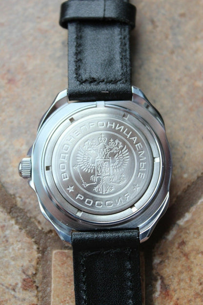 Vostok Komandirsky Russian Military Wrist Watch # 211307 NEW