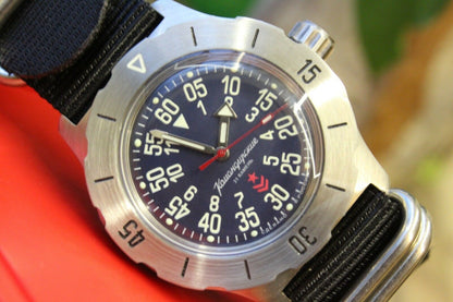 Russian Mechanical Automatic Wrist Watch VOSTOK Komandirsky K-35 350745
