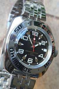 Russian Mechanical Automatic Wrist Watch VOSTOK AMPHIBIAN DIVER 710335
