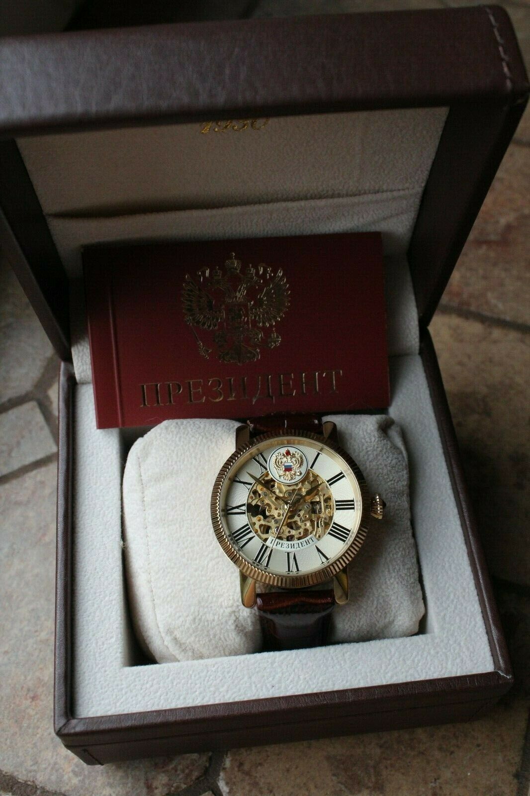Russian President 4506160 Mechanical Automatic Men's Wrist Watch Poljot