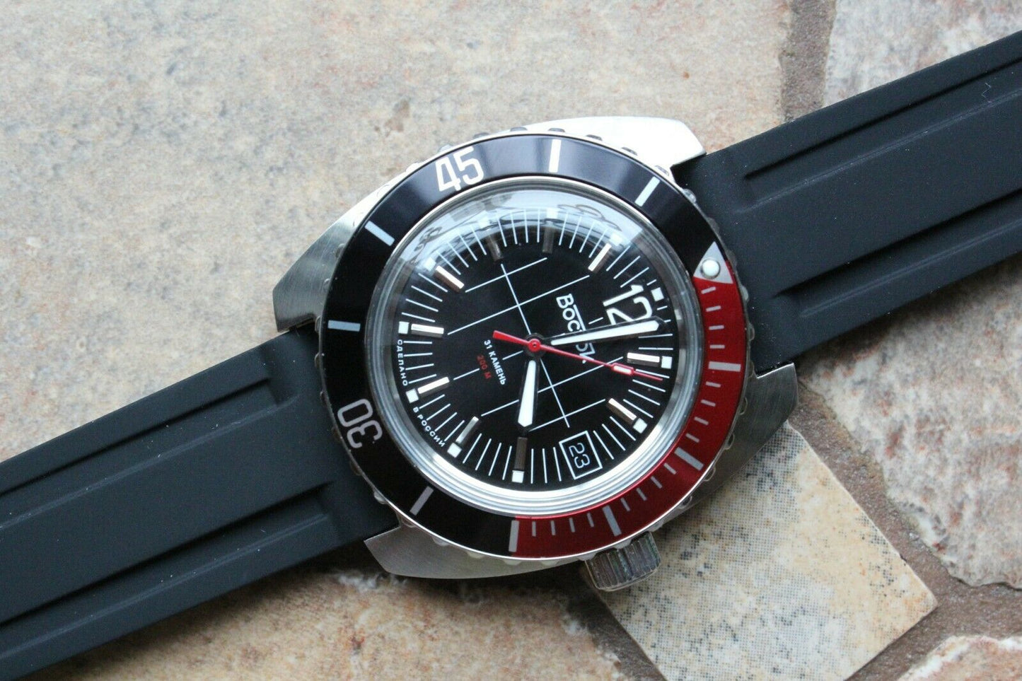 Vostok Amphibian Classic Russian Machanical Auto Diver Men's wrist watch 170864