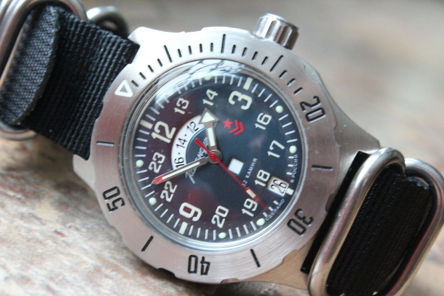 Vostok Komandirsky  Mechanical Automatic Wrist Watch K-35 350753