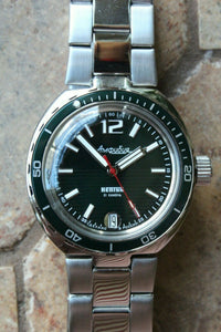 Vostok Amphibian Neptun 960758 Mechanical Automatic Diver Russian wrist watch