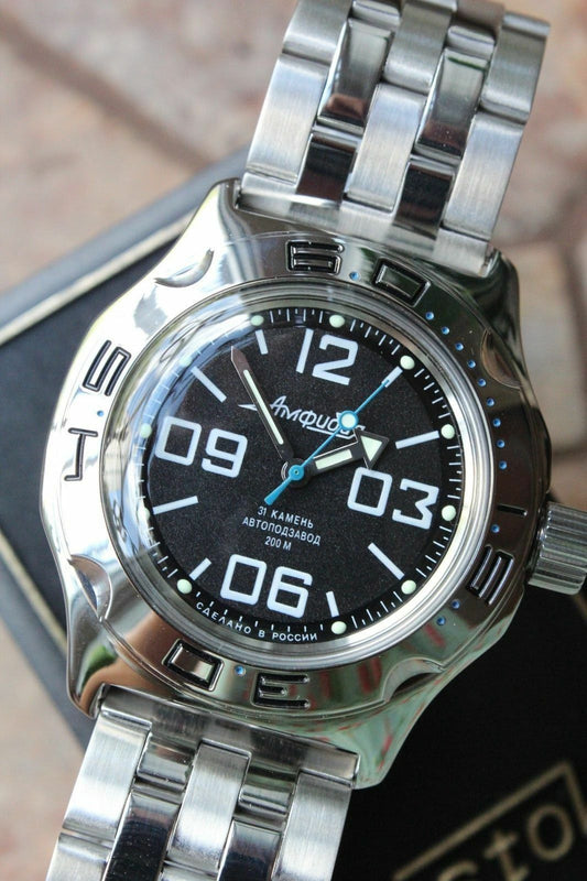 Russian Mechanical Automatic Wrist Watch VOSTOK AMPHIBIAN DIVER 100819