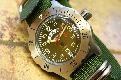 Vostok Komandirsky Mechanical Automatic Wrist Watch K-35 350754