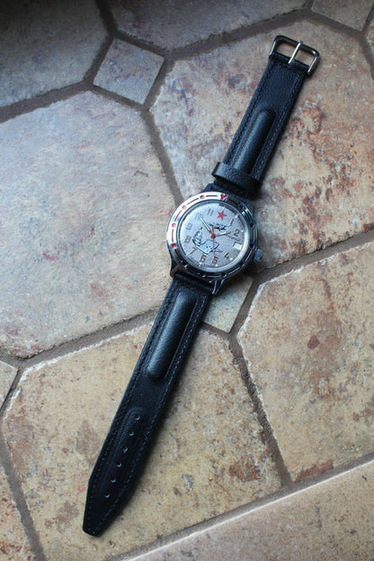 Vostok Komandirsky Auto Russian Military Wrist Watch # 921402 NEW