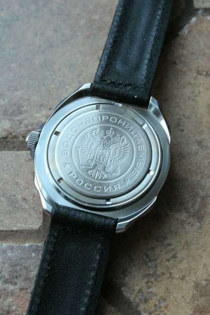 Vostok Komandirsky Russian Military Wrist Watch Submarine 211289