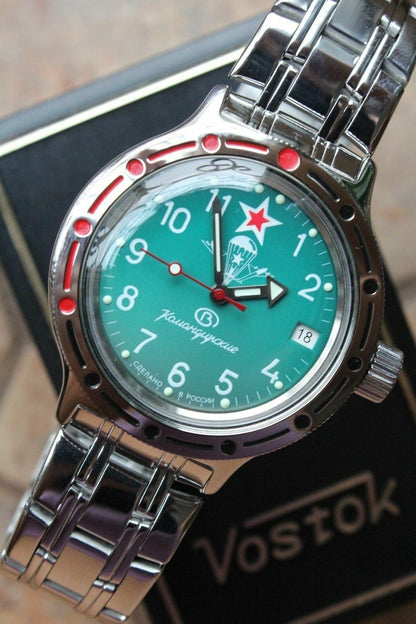 Russian Mechanical Automatic Wrist Watch VOSTOK AMPHIBIAN DIVER 420307