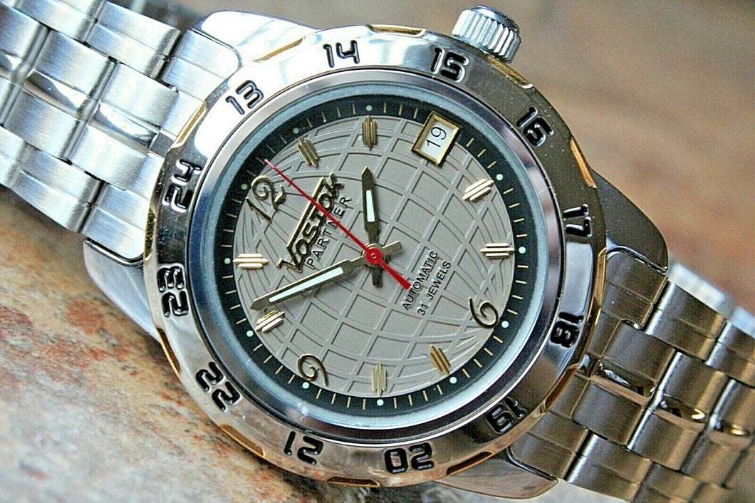 Russian Mechanical Automatic Wrist Watch Vostok Partner Earth 291167