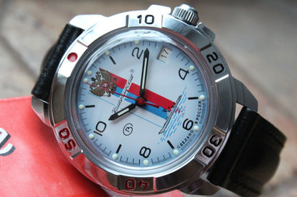 Vostok Komandirsky Military Wrist Watch # 431330 NEW
