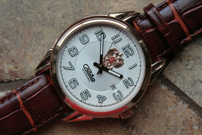Slava Tradition Mechanical Automatic Russian Classic Wrist Watch 1613839