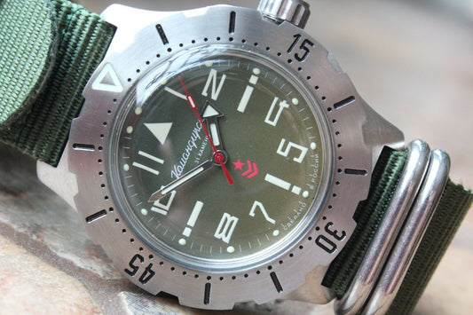 Vostok Komandirsky Mechanical Automatic Wrist Watch K-35 350746