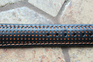 Genuine Leather Military Watch Strap Bright Night B1