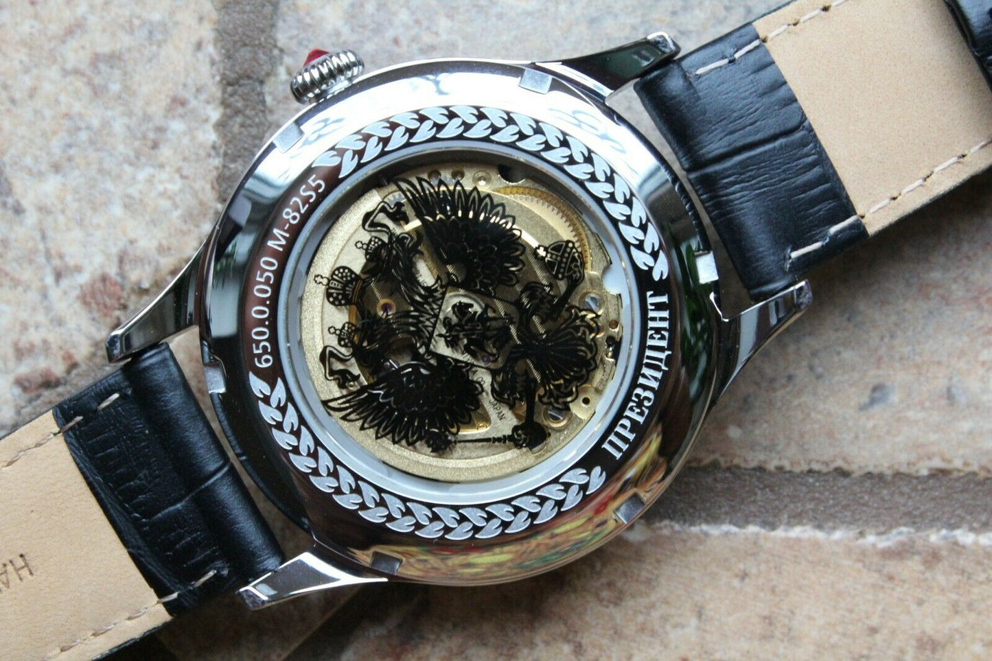 Russian President 6500050 Mechanical Automatic Men's Wrist Watch Poljot