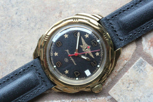 Vostok Komandirsky Russian Military Wrist Watch # 219452 NEW