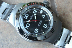 Vostok Amphibian Auto Russian diver wrist watch 060433