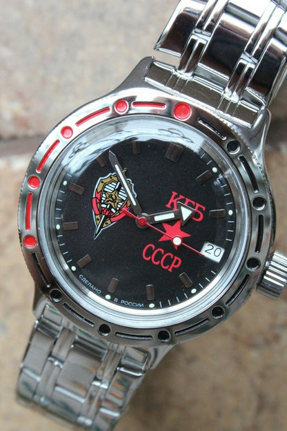 Vostok Amphibian Mechanical Russian wrist watch 420457