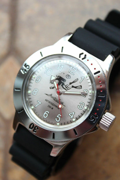 Russian Mechanical Automatic Wrist Watch VOSTOK AMPHIBIAN DIVER 120658