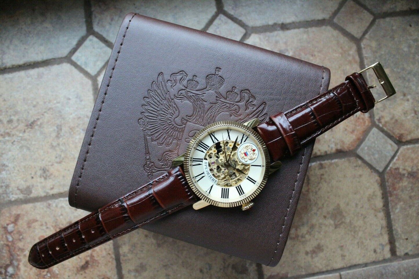 Russian President 4506160 Mechanical Automatic Men's Wrist Watch Poljot