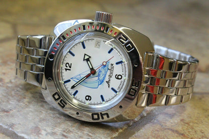 Russian Mechanical Automatic Wrist Watch VOSTOK AMPHIBIAN DIVER 710615