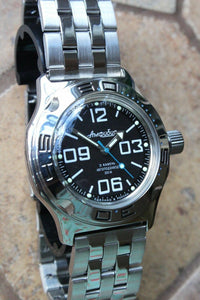 Russian Mechanical Automatic Wrist Watch VOSTOK AMPHIBIAN DIVER 100819
