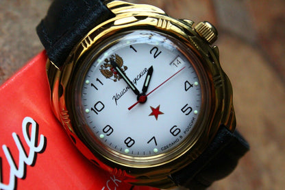 Vostok Komandirsky Russian Military Wrist Watch 219322