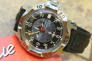 Vostok Komandirsky Russian Mechanical Military Wrist Watch Submarine 811831