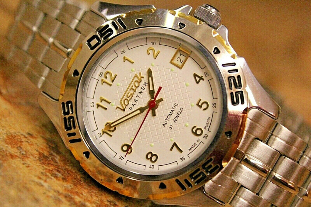 Russian Mechanical Automatic Wrist Watch Vostok Partner 301733