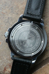 Vostok Komandirsky Military Wrist Watch # 431627 NEW