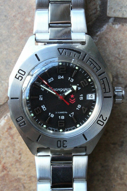 Vostok Komandirskie Automatic Russian wrist watch 650538
