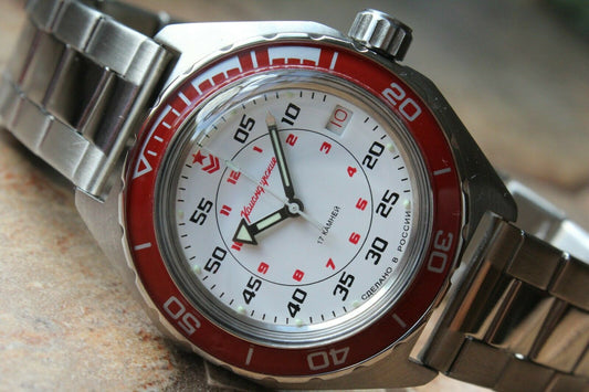Vostok Komandirskie Military Automatic Russian wrist watch Custom 650171