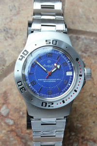 Vostok Amphibian Auto Russian diver wrist watch 060007