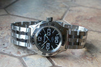 Russian Mechanical Automatic Wrist Watch VOSTOK AMPHIBIAN DIVER 100819