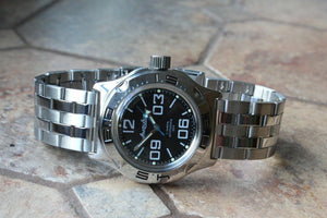 Russian Mechanical Automatic Wrist Watch VOSTOK AMPHIBIAN DIVER 100819
