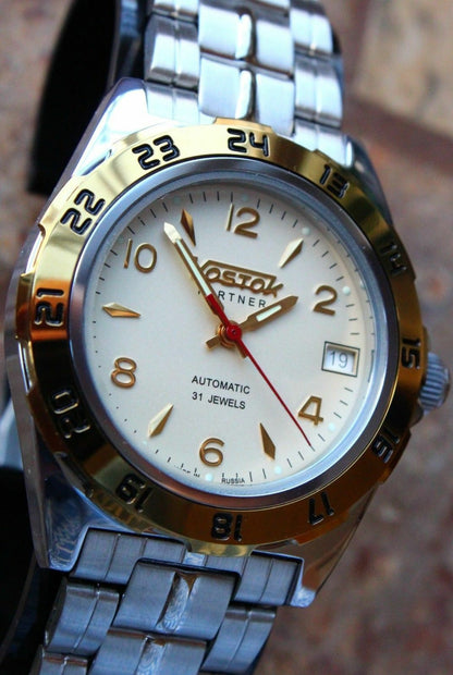 Russian Mechanical Automatic Wrist Watch Vostok Partner 251237