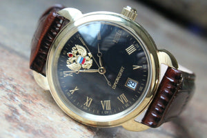 Russian President 4076681 Quartz Men's Wrist Watch Poljot