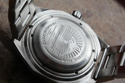 Vostok Komandirsky Auto Russian Military Wrist Watch # 650537 New