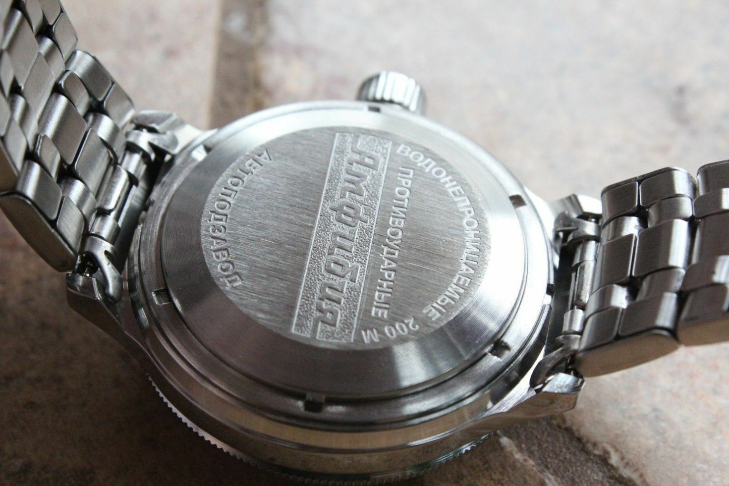 Russian Mechanical Automatic Wrist Watch VOSTOK AMPHIBIAN DIVER 420381