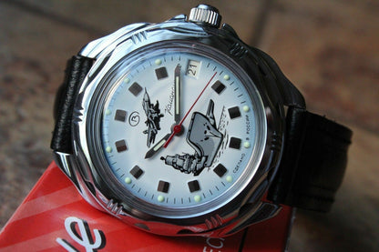 Vostok Komandirsky Russian Military Wrist Watch # 211261 NEW