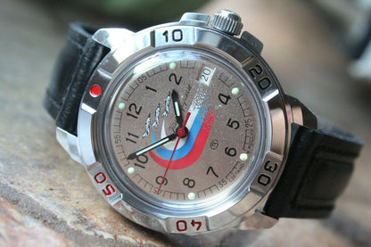 Vostok Komandirsky Military Wrist Watch # 431562 NEW